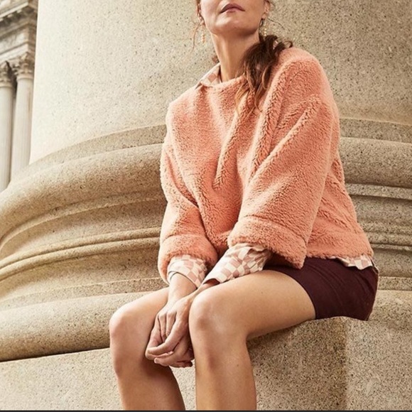 Madewell Sweaters - MADEWELL Superfurry Cropped Top Sweater